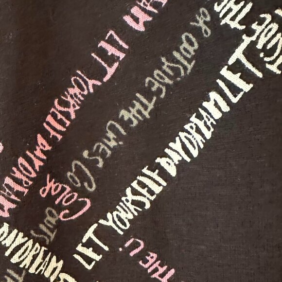 1081  HUE SCRIPTED PATH PANT  XL  Lounge pants  NWT - Picture 9 of 9